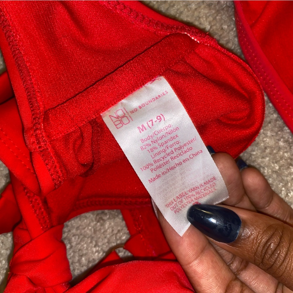 NoBo Red Bikini from Walmart; Has no padding, still in good condition